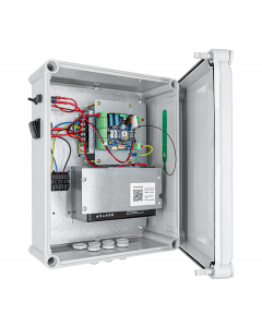 CA-2 GSM alarm control panel for livestock buildings – reliable GSM notification system for climate controller failure alerts.