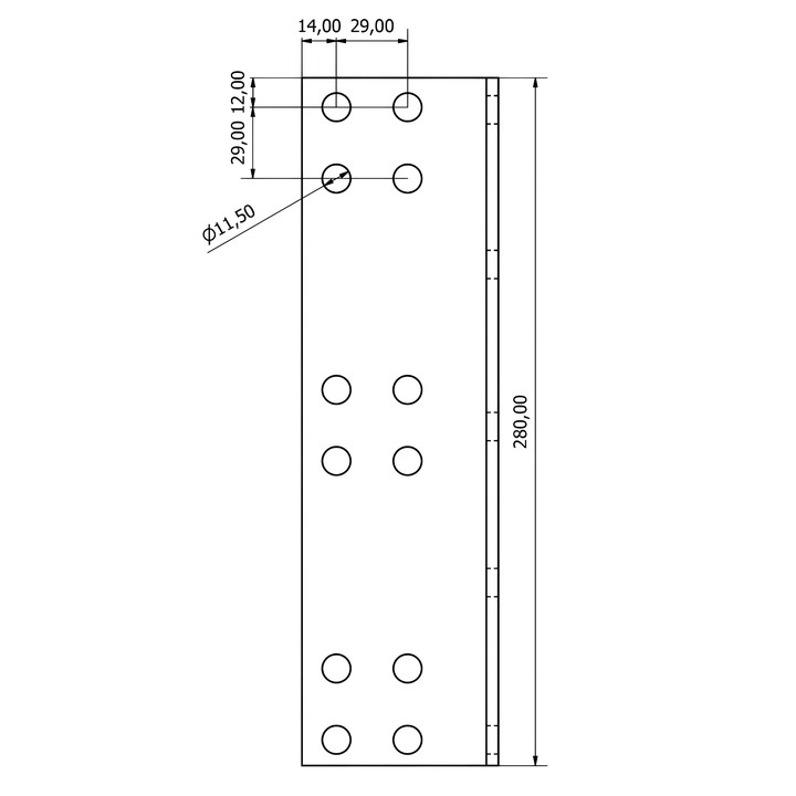 Eletor B-280X80X80MM-R-CI-PC