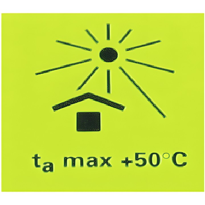 Belimo ZWE50 - nalepnica ta maks. 50°C