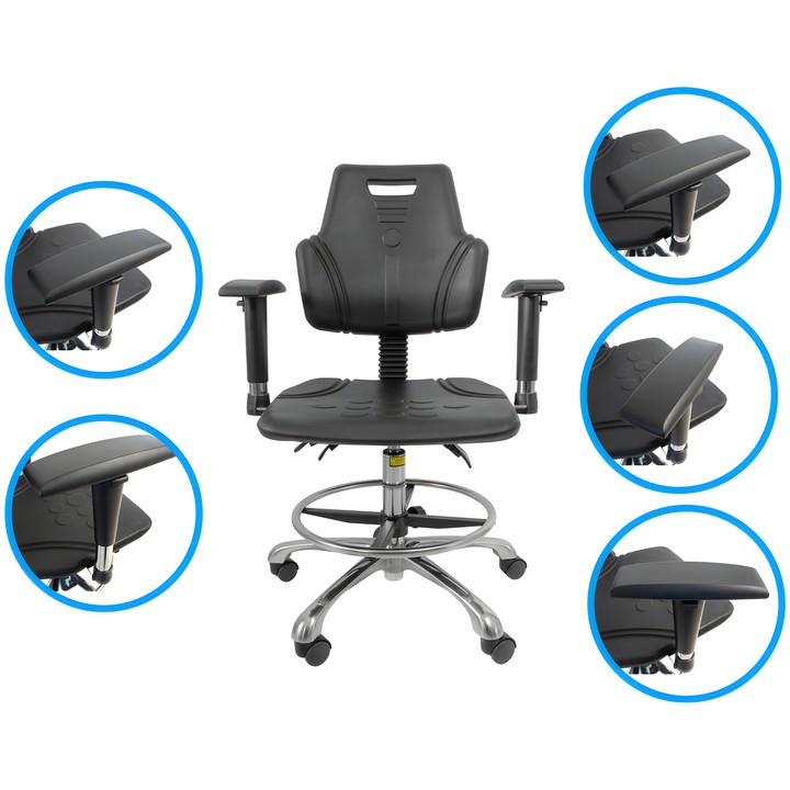 Eletor E-KW-01 Chaise industrielle antistatique ESD