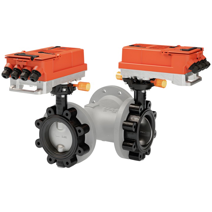 Belimo D7100WL/BAC - 3-wegvlinderklep met aandrijvingen DN 100