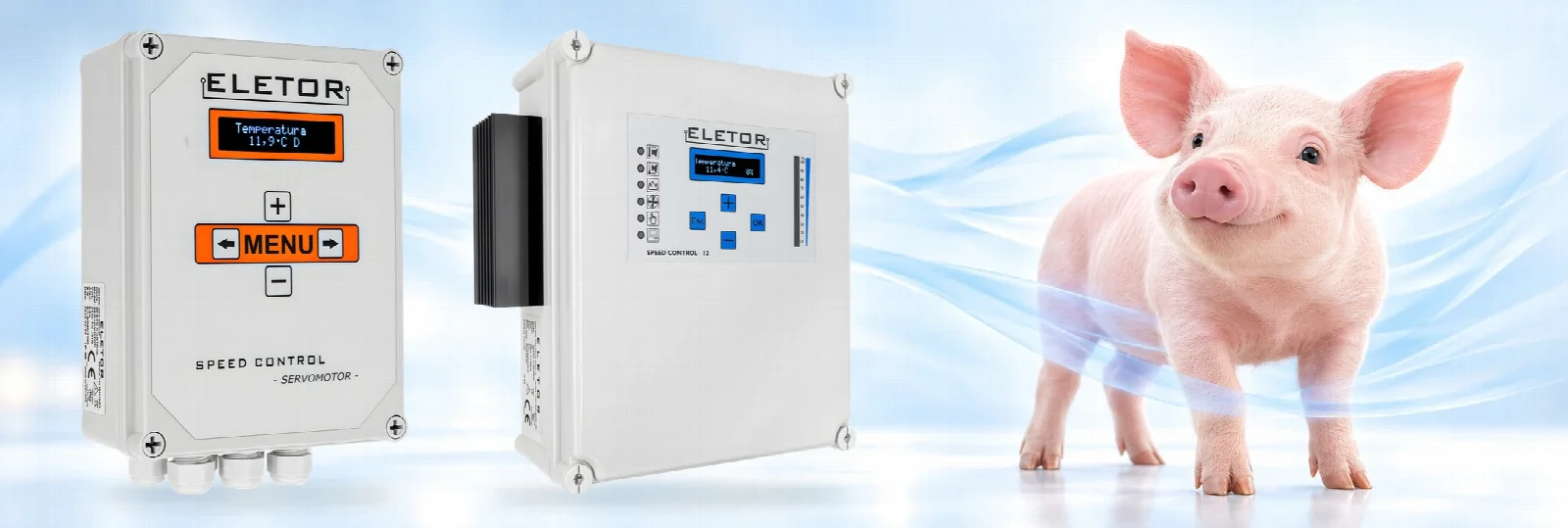 SC-12 and SC-S controllers — Ventilation control for animal comfort.